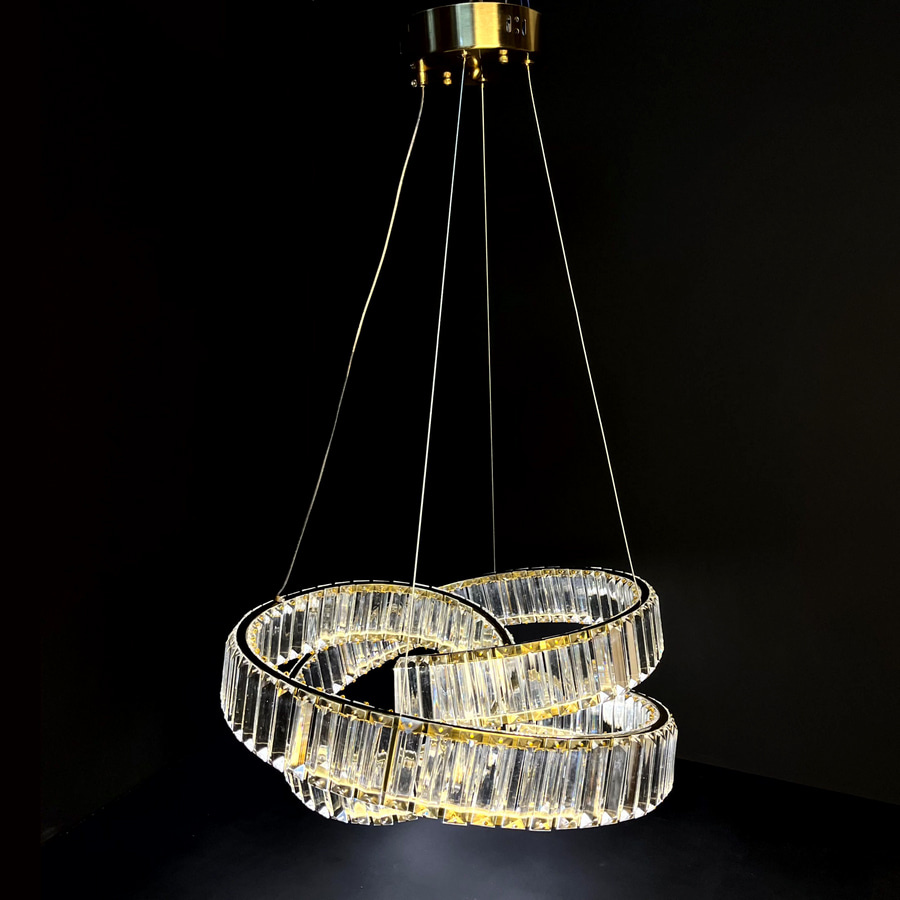 Свет. люстра хрусталь QI HONG E2557/55W * (1)