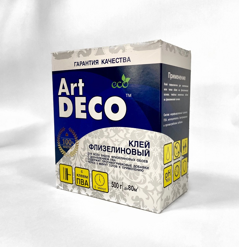Клей обойный ART Deco Флизелиновый 500 гр.